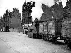 "Mr.Therm" passes the junction of Miller Street and St. Clement's street as it heads for the gas works 18 May 1963