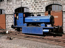 Aberdeen Gas Works No. 3 on site 8 July 1963, this loco is preserved at the Grampian Transport Museum Alford