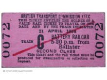 BEMU ticket issued on first day of regular public services