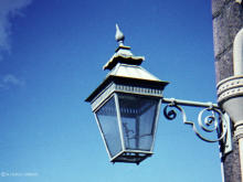 Acetylene gas lamp Banchory Station. 4 Apr 1965.