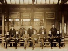 If taken at the same spot today the staff of Dyce would be sitting inside the back of the chipper!  Although clearly from GNSR days, the date is unknown 