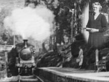 Mrs Maggie Irvine Roy succeeded her late husband and was in charge of Cambus O' May from 1934 -56.  Picture and inset both from 1940's.