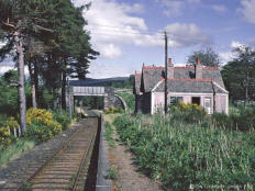 Advie Station in June 1968 looking south after closure