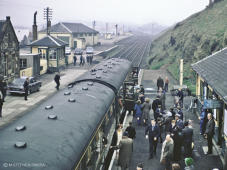 Buckie, with closure imminent people were clearly keen to sample a trip along the coast line for the last time as seen on 4 May 1968.