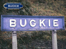 A nice touch at Buckie is the cast replica totem on the site of the old station platform.  The sign in the main picture dates from Sept 1967