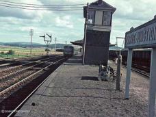Save the present single line through what was the station practically everything in this 1960's view at Cairnie has gone forever
