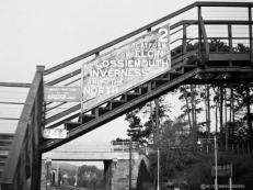 All railway structures fixtures and fittings seen this picture from Nov 1968 at Craigellachie have been swept away with closure and road realignment