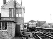 D5307 stops at Culter on 13 Jul 1966 with the penultimate freight to ever reach Ballater