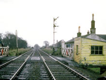 The original Inverurie Station of 1866-1902 was approximately half a mile south east of the present station,