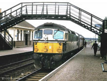 D5341 calls at Longmorn with the mid afternoon Elgin to Aviemore service in June 1964