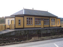 Oldmeldrum Station building, as re-erected