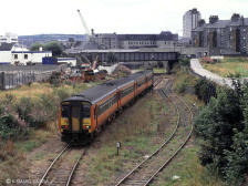 BLS Grampian Explorer at Waterloo Goods CL156503-514 25 Aug 1991