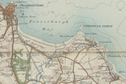 Ordnance Survey, 1 inch to the mile, 1909.  By permission of National Library of Scotland.  
