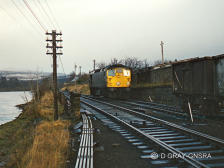 D5337 Shunts at Aberlour 29th Dec 1970