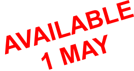 AVAILABLE 1 MAY